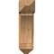 Ekena Millwork Thorton Arts and Crafts Rough Sawn Bracket w/ Offset Brace, Western Red Cedar, 8"W x 20"D x 28"H BKT0806X20X28THR03RWR - alternate 3